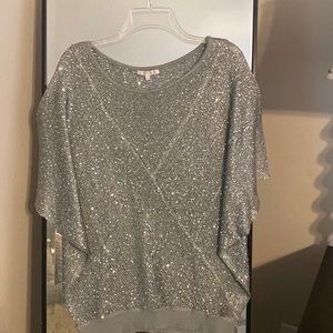 Sparkly see through shirt